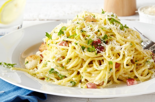 Order Spaghetti Carbonara food online from Salvatore Italian Grill store, Warren on bringmethat.com