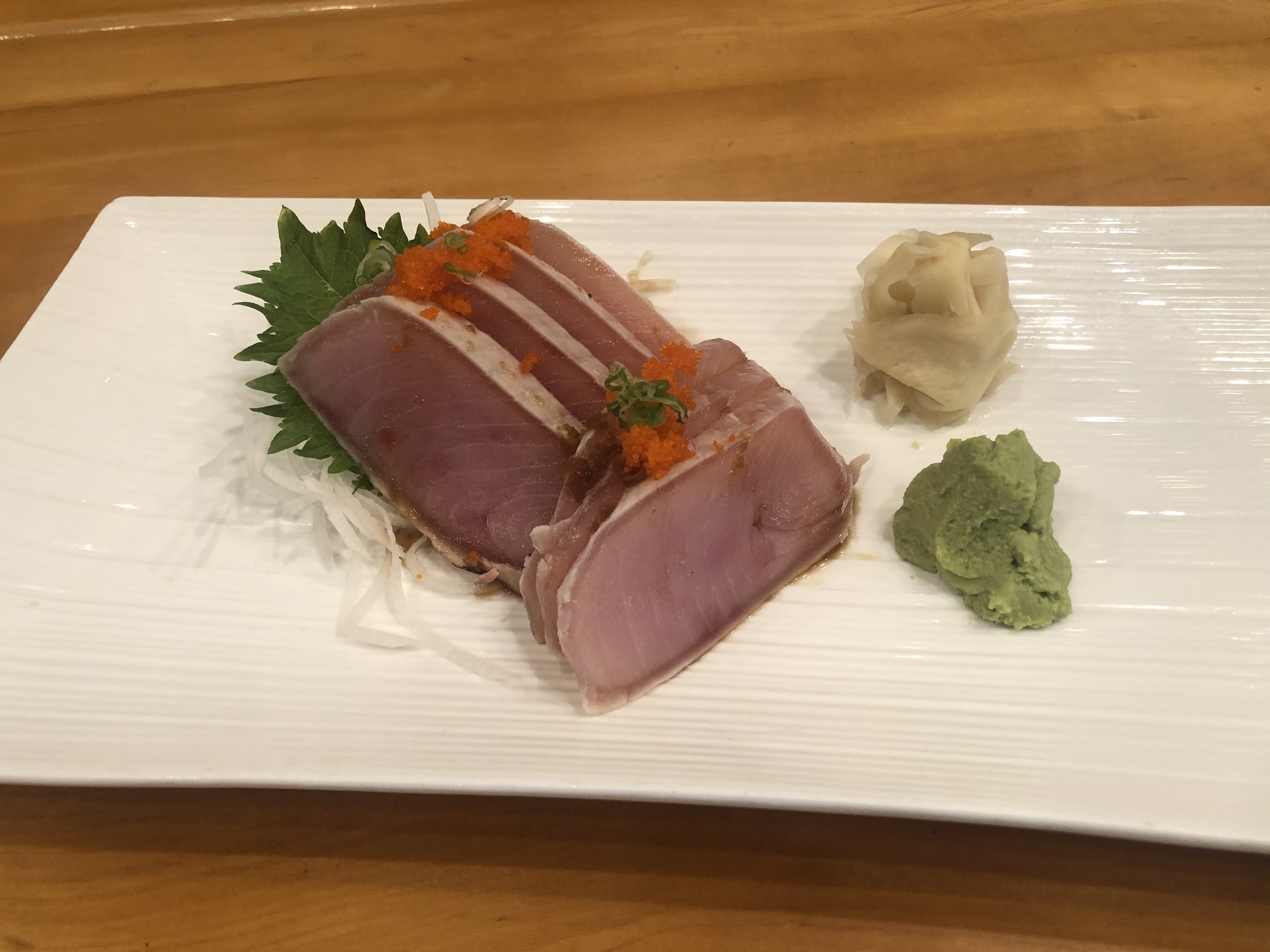 Order Albacore Sashimi food online from Orient Sushi Grill store, Gilbert on bringmethat.com