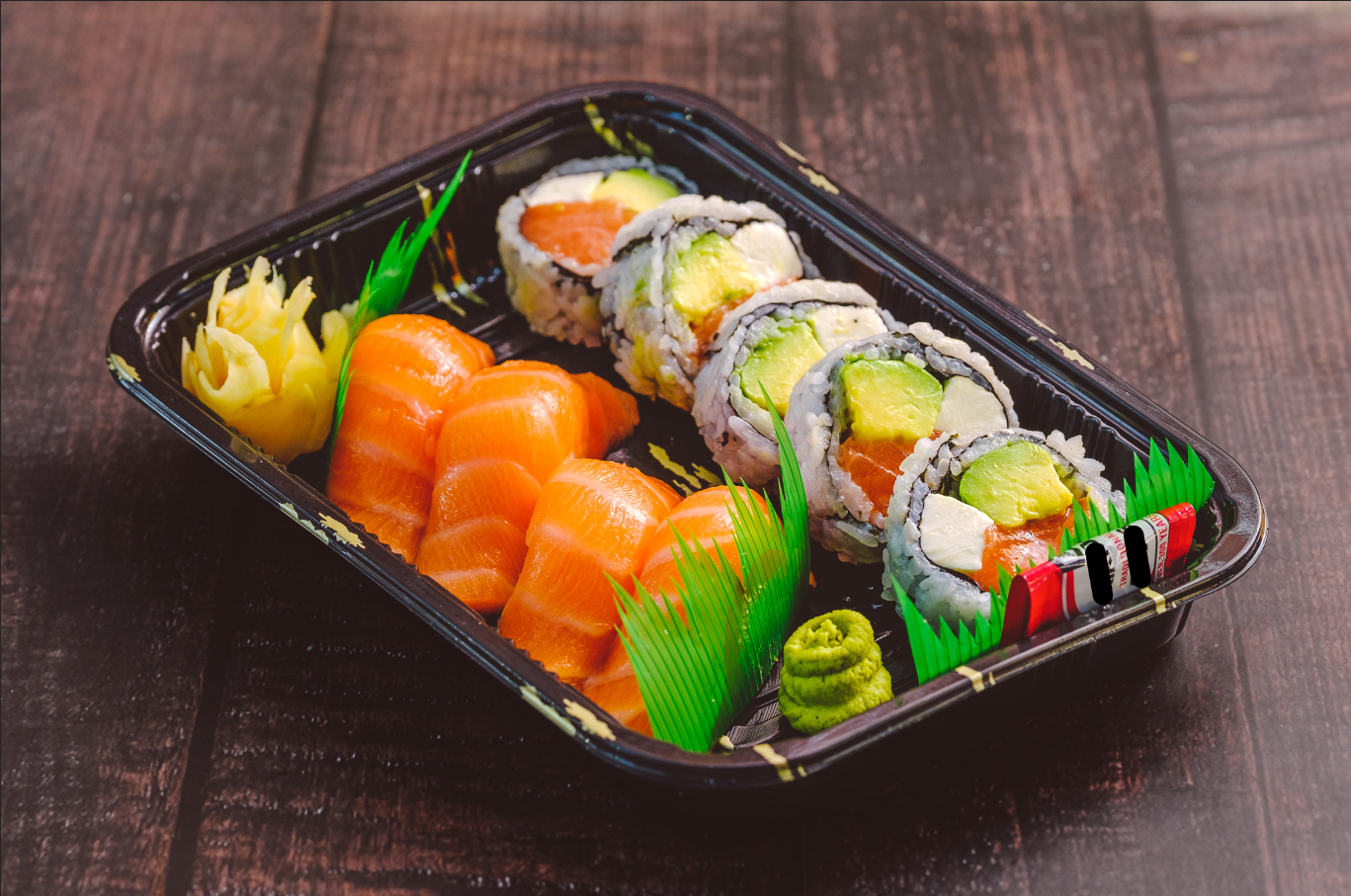 Order 14. Salmon Nigiri Combo food online from Wasabi Sushi store, Blue Bell on bringmethat.com