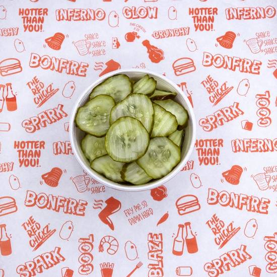 Order Cup Of Pickles food online from The Red Chickz store, Los Angeles on bringmethat.com