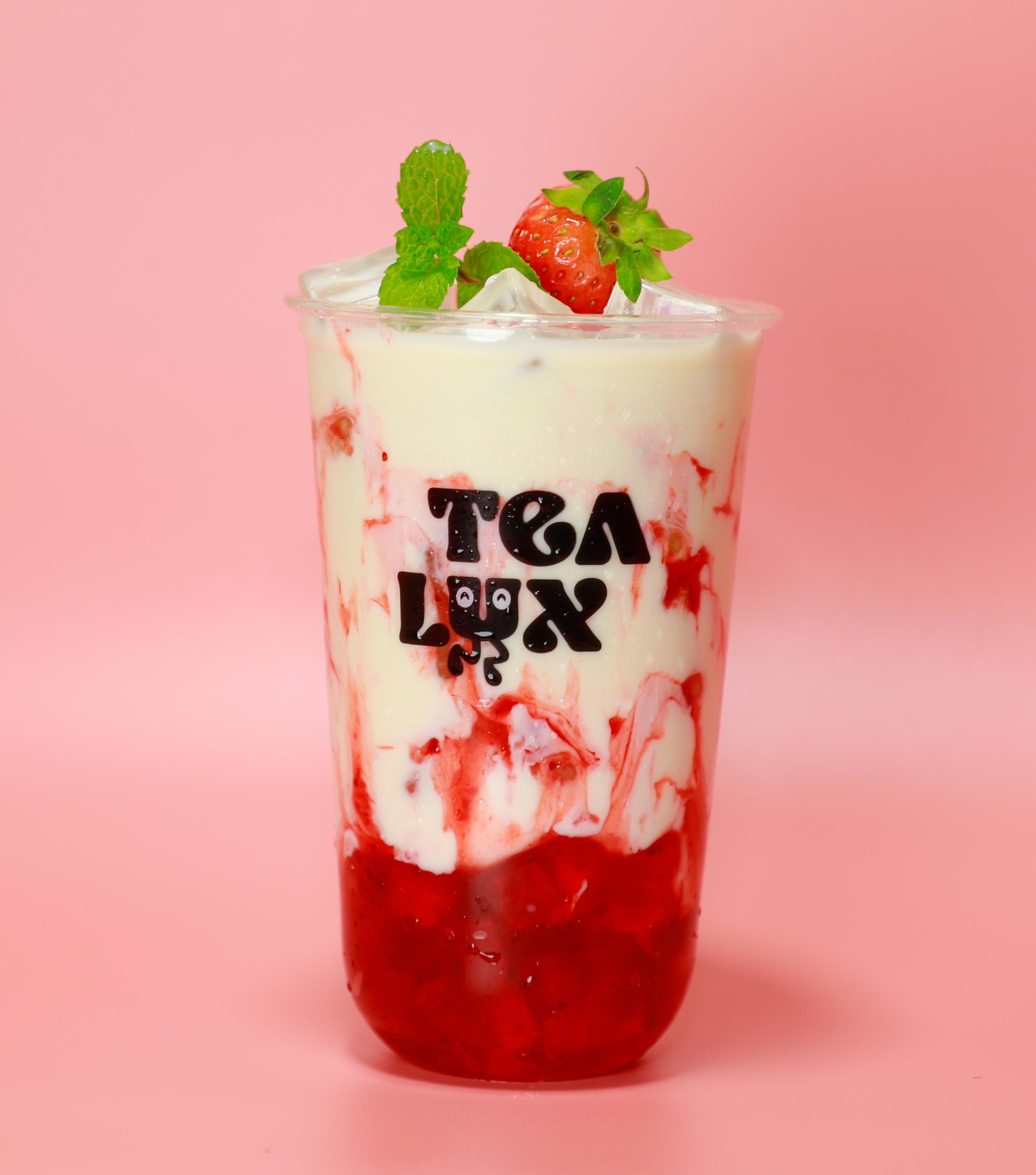 Order Strawberry Milk food online from Tealux Cafe store, Norfolk on bringmethat.com