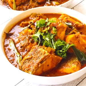 Order 80. Fish Curry food online from Taj Restaurant store, Warren on bringmethat.com
