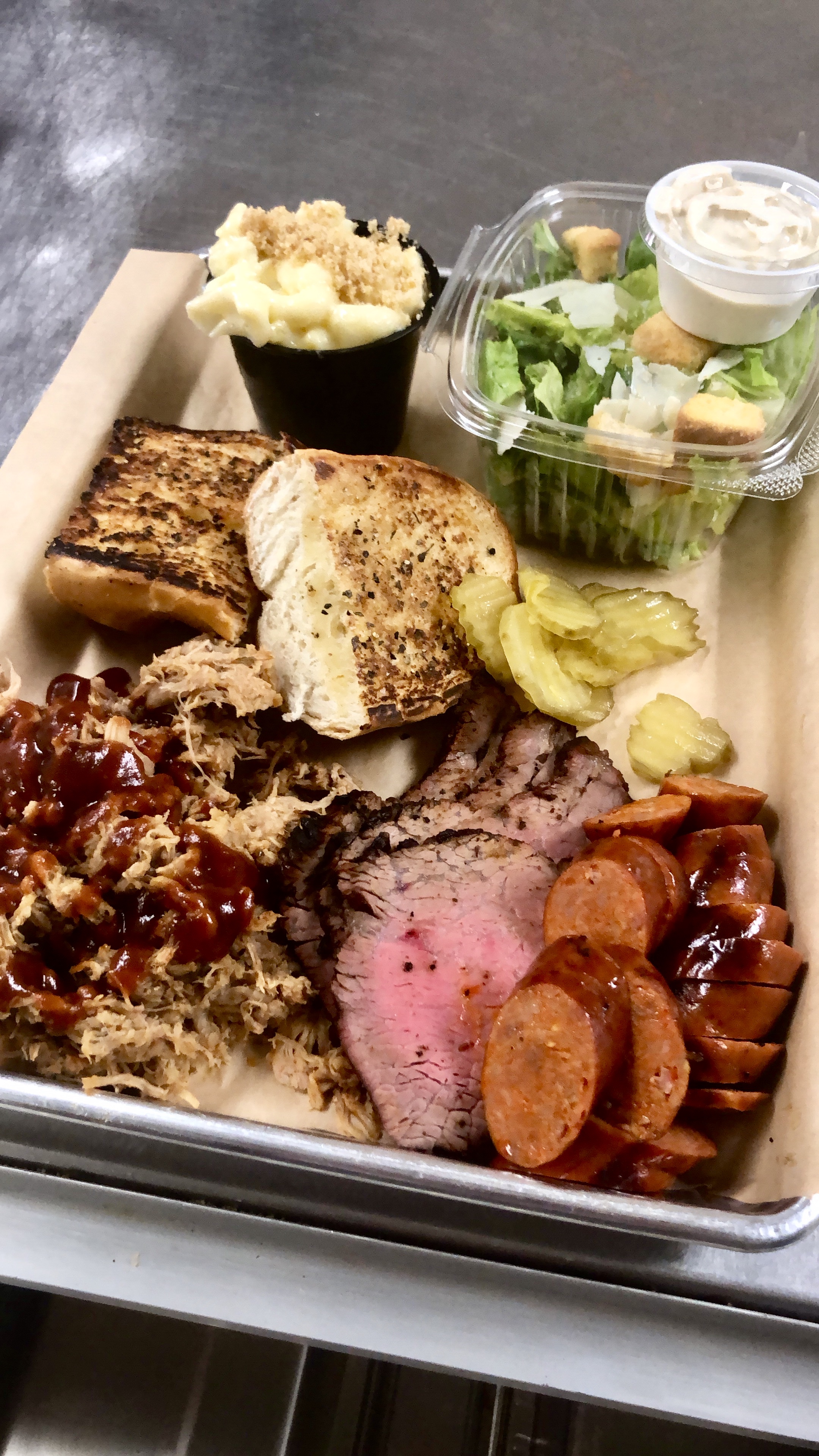 Order 3 Meat Plate food online from Cv Bbq store, Indio on bringmethat.com