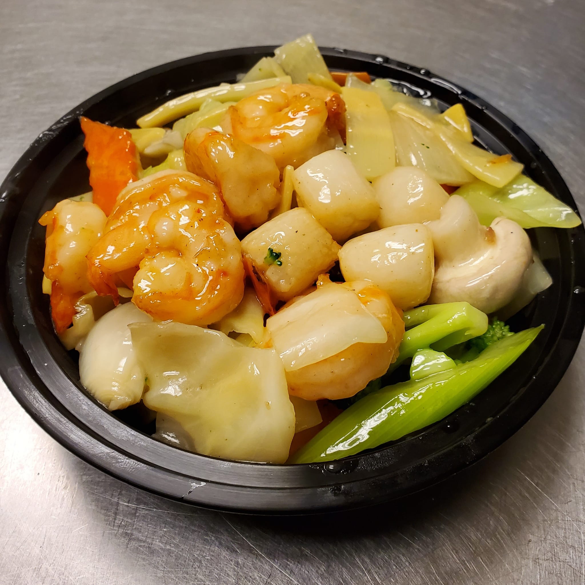 Order Shrimp and Scallop with Vegetables food online from Panda Kitchen store, Houston on bringmethat.com
