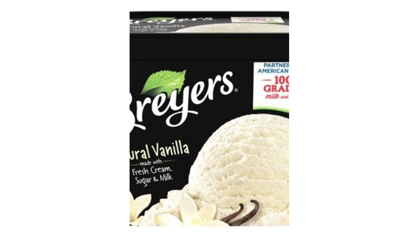 Order Breyers Natural Vanilla Ice Cream 16oz Carton food online from P & B Liquor & Fine Wine store, Long Beach on bringmethat.com