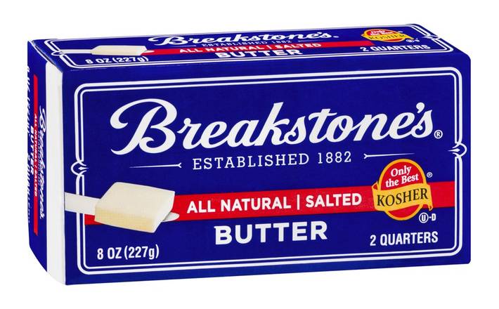 Order Breakstone's · All Natural Salted Butter (8 oz) food online from Harveys Supermarket store, Americus on bringmethat.com