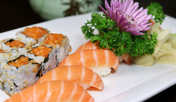 Order Salmon Lover Sushi food online from Mizu store, Bayport on bringmethat.com