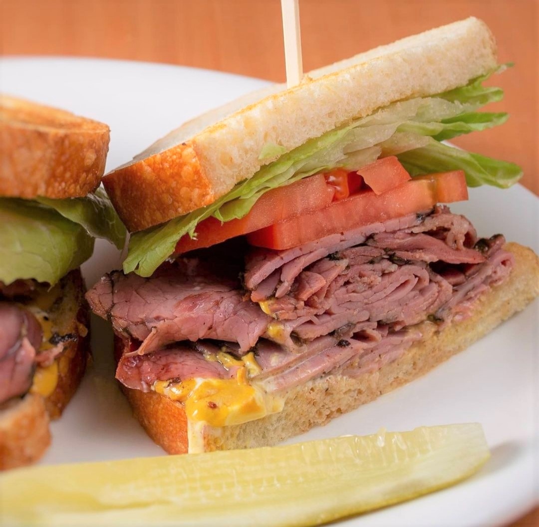 Order Pastrami Sandwich food online from Hot Wings Cafe store, Pasadena on bringmethat.com
