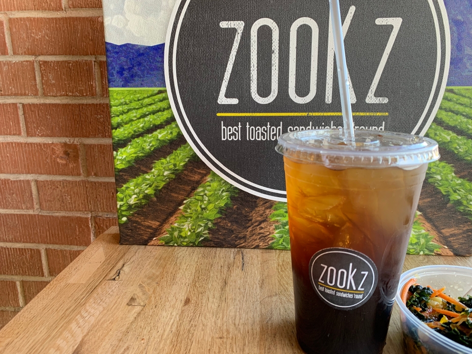 Order Large Iced Coffee food online from Zookz-Sandwiches with an Edge store, Phoenix on bringmethat.com