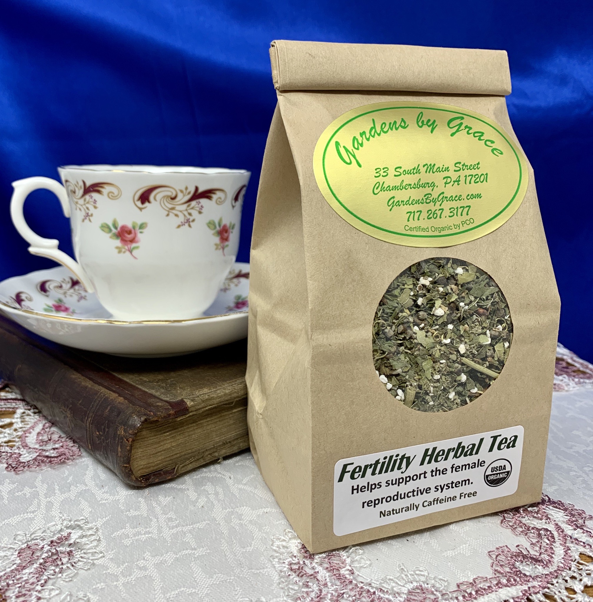 Order Fertility Herbal Tea food online from Gardens By Grace store, Chambersburg on bringmethat.com