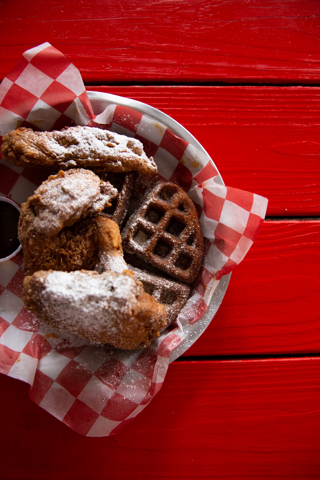 Order Chicken and Waffles food online from Ma Lou Fried Chicken store, Ypsilanti on bringmethat.com