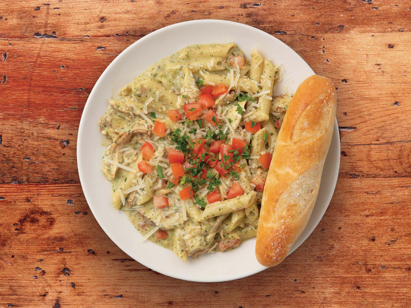 Order Pesto Pasta food online from La Madeleine Bakery Cafe & Bistro store, New Orleans on bringmethat.com