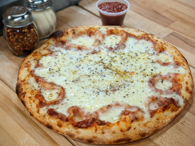 Order 15" Large Cheese Pizza food online from Ciro's Pizza Cafe store, Folsom on bringmethat.com