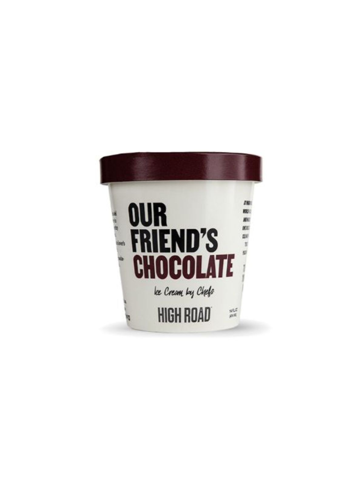 Order High Road Craft Our Friend's Chocolate Ice Cream (14 oz) food online from Stock-Up Mart store, Marietta on bringmethat.com