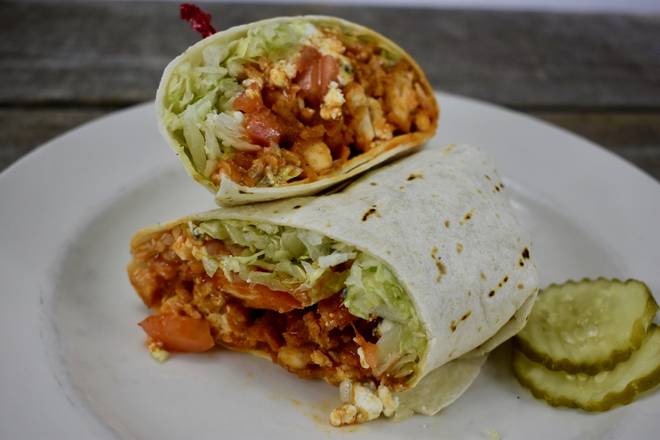 Order Buffalo Chicken Wrap food online from Carbone's Pizzeria store, New Prague on bringmethat.com
