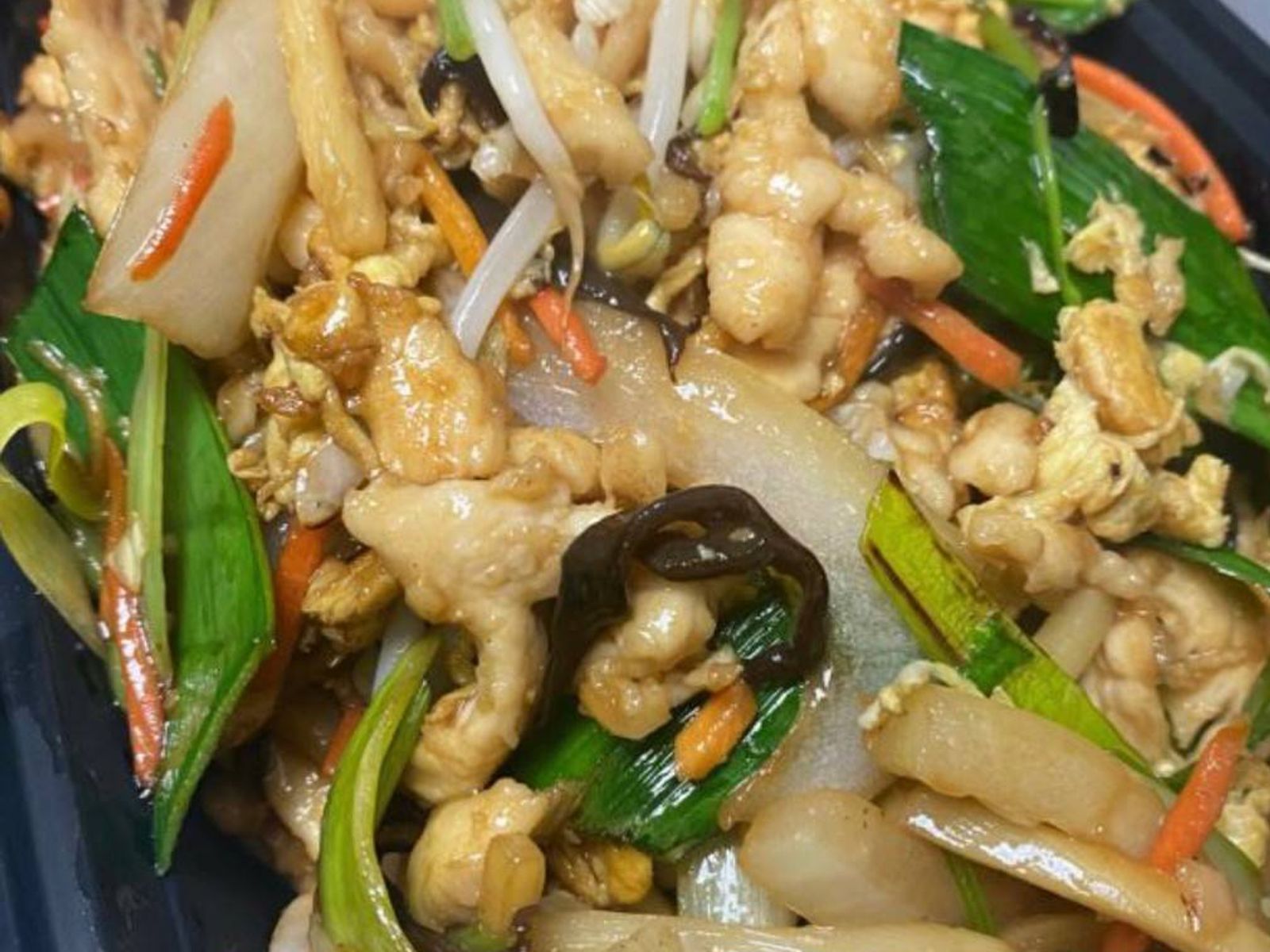 Order Moo Shu Chicken food online from Rice Bowl Cafe store, Austin on bringmethat.com