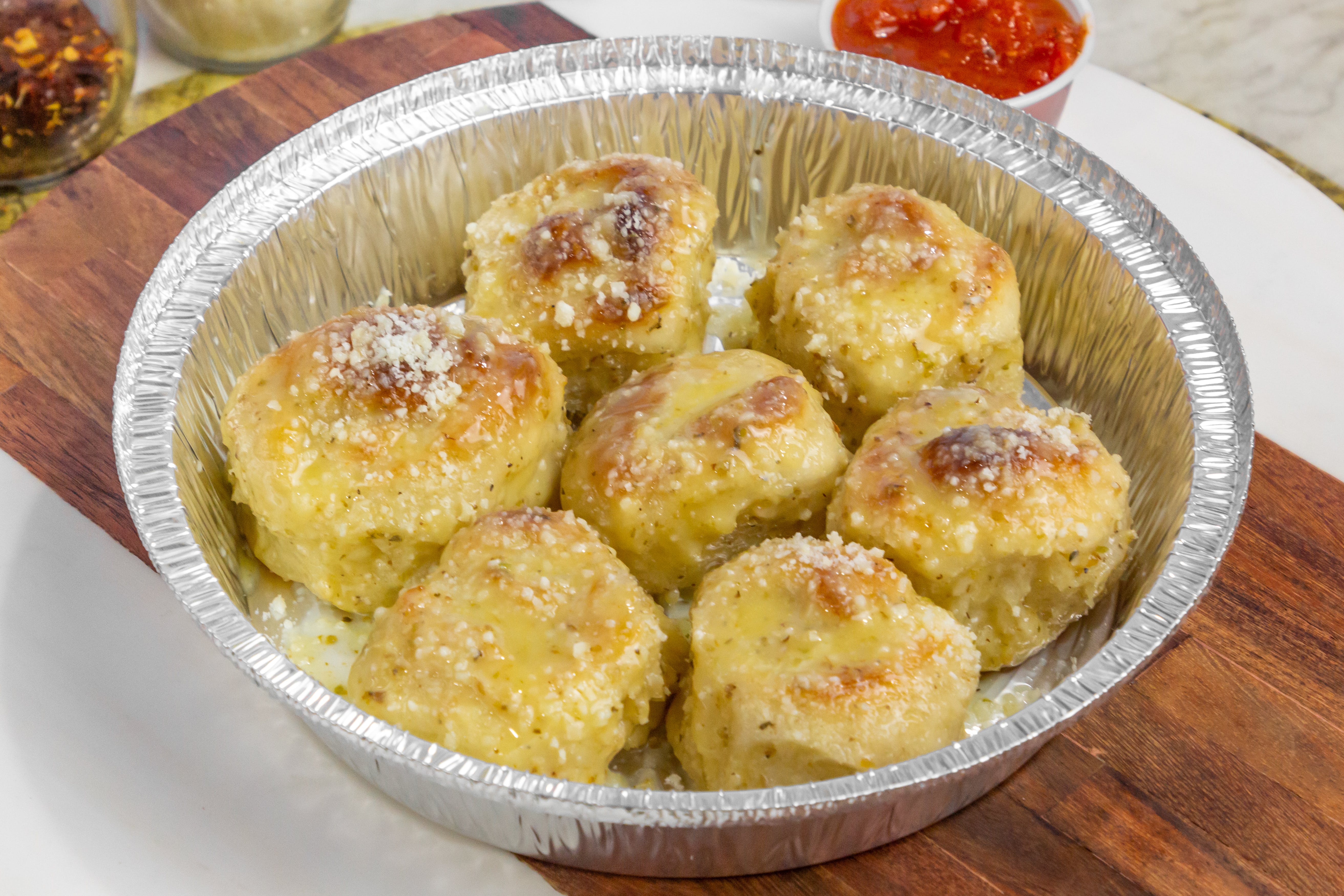 Order Garlic Knots - 6 Pieces food online from Cafe Lark store, Albany on bringmethat.com