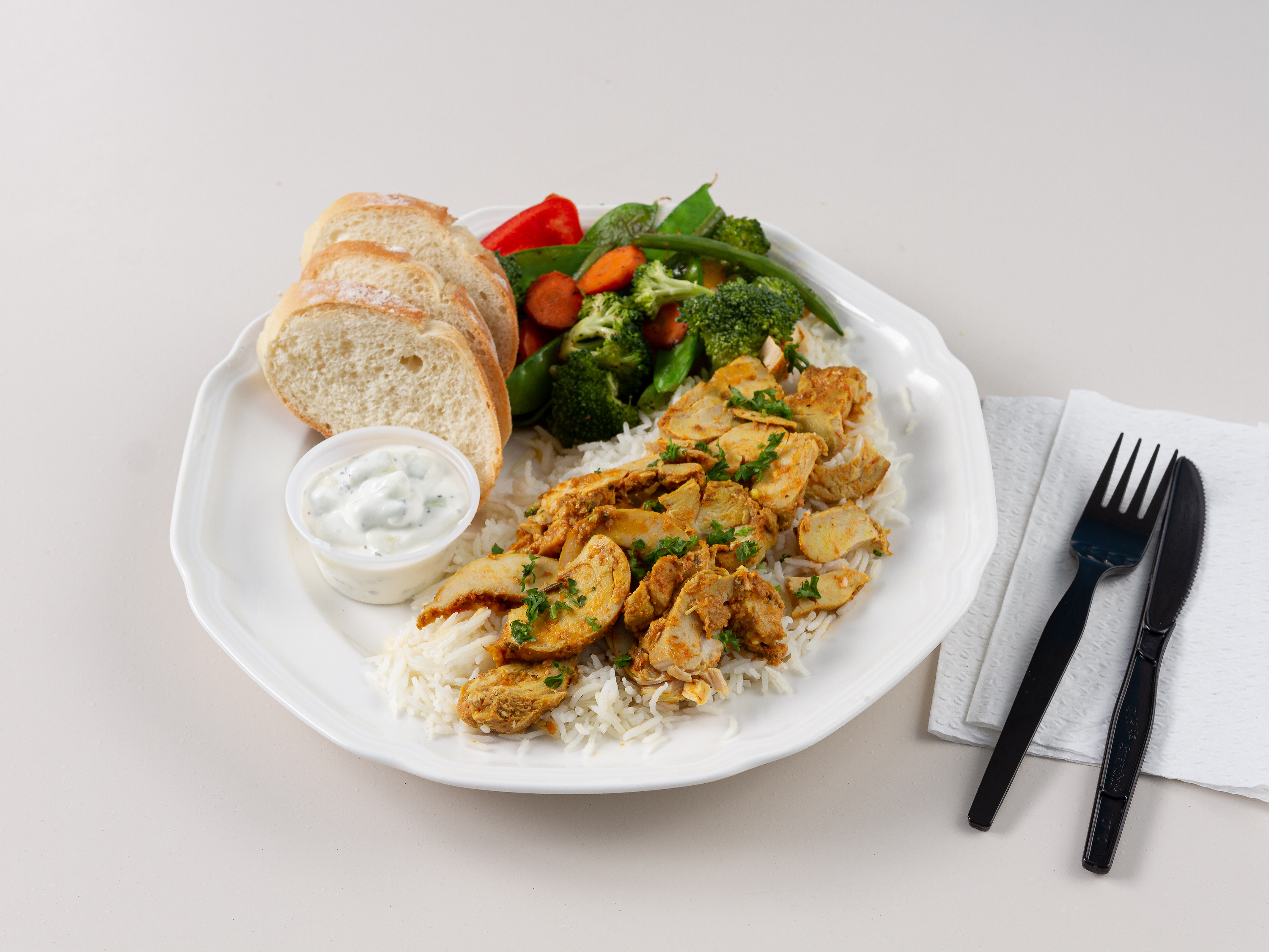 Order Chicken Platter food online from La Jolie Bleue store, Washington on bringmethat.com