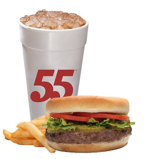 Order Build-Your-Own Lil' Hamburger Meal food online from Hwy 55 Burgers, Shakes & Fries store, Pikeville on bringmethat.com