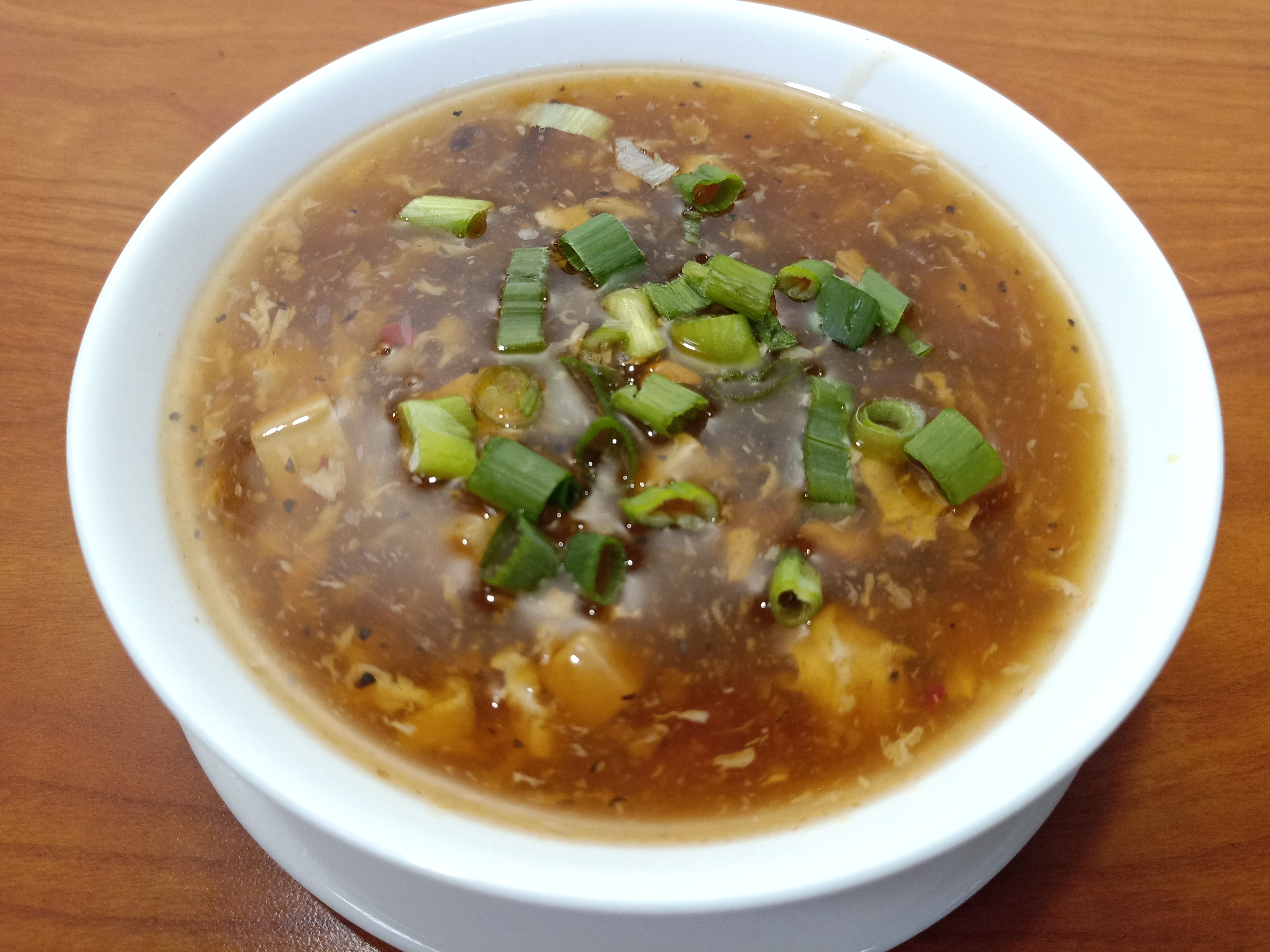 Order Hot and Sour Soup food online from Red Ginger China Bistro store, Saint Paul on bringmethat.com
