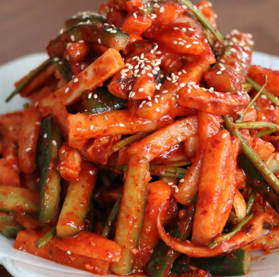 Order Seasoned Squid 오징어 무침 food online from Chosun Ok store, Durham on bringmethat.com