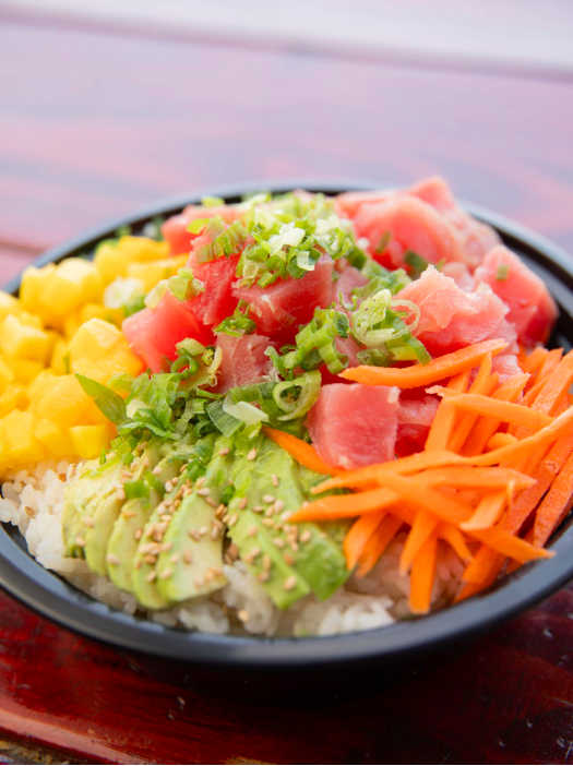 Order Hawaiian Bowl food online from Meshuga 4 Sushi - N. La Brea Ave. store, Los Angeles on bringmethat.com