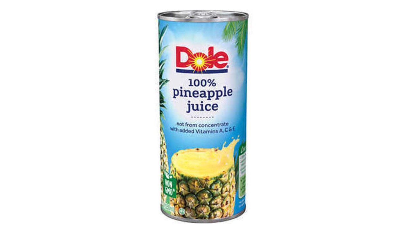 Order Dole 100% Canned Pineapple Juice 46oz food online from Ross Liquor store, Sylmar on bringmethat.com