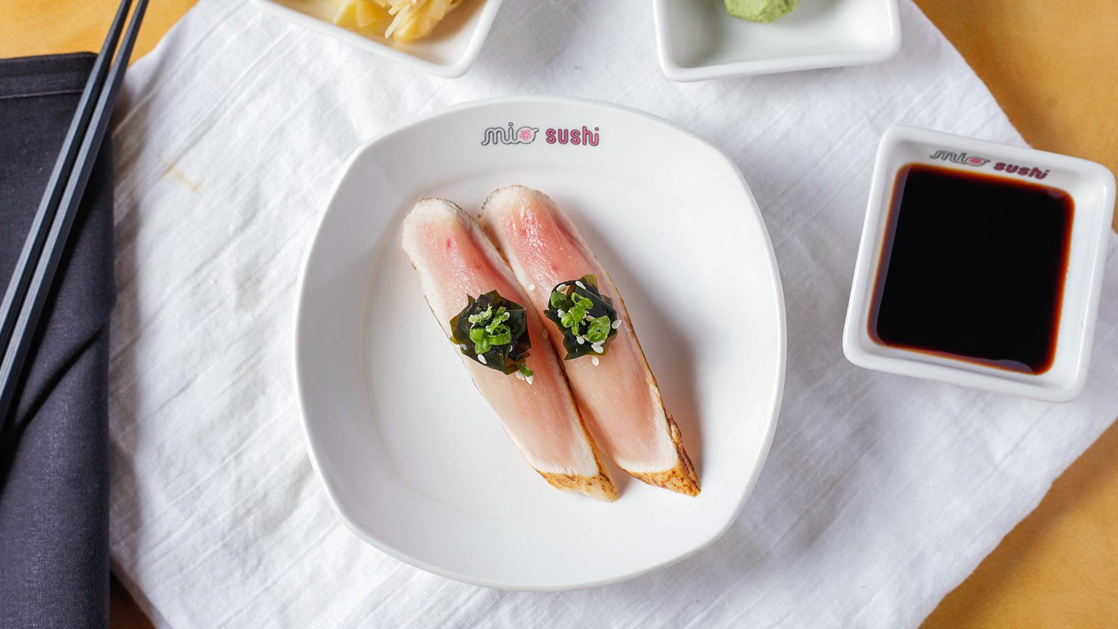 Order White Tuna Nigiri food online from Mio Sushi store, Beaverton on bringmethat.com