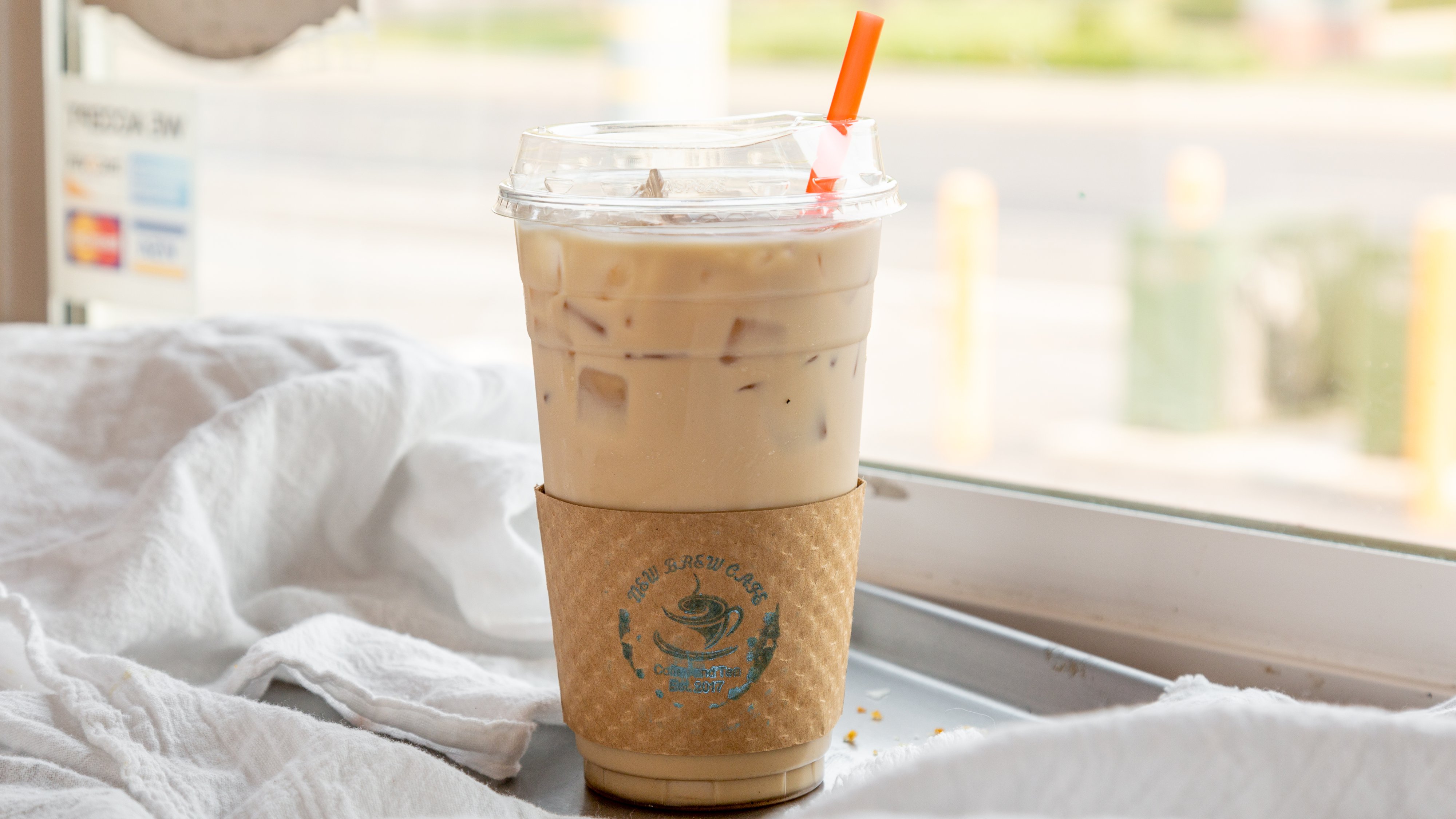 Order Iced White Mocha food online from New Brew Cafe store, North Highlands on bringmethat.com