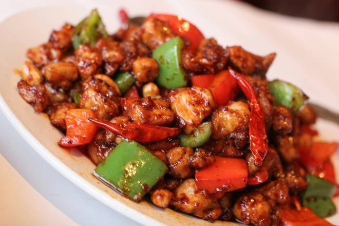 Order 404 Kung Pao Chicken 宫保鸡丁 food online from 8000 Miles store, Roselle on bringmethat.com