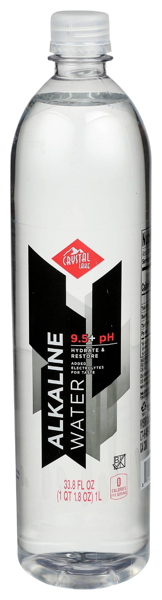 Order Crystal Lake Water Alkaline (1 L) food online from Rite Aid store, Whitehall on bringmethat.com
