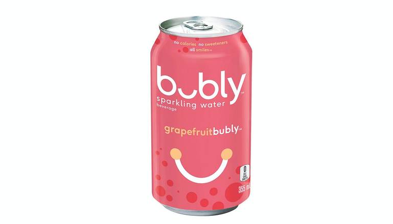 Order Bubly Grapefruit Sparkling Water food online from Pokeworks store, Somerville on bringmethat.com