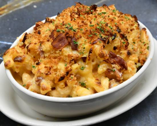 Order Bacon & Onion Macaroni & Cheese food online from Morton The Steakhouse store, Arlington on bringmethat.com