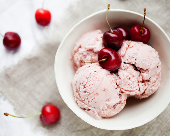 Order White Cherry Ice Cream food online from Nancy's Grilled Cheese store, Jeannette on bringmethat.com