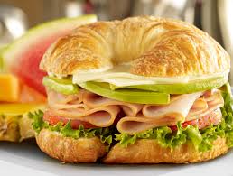 Order Turkey Club Croissant Sandwich food online from Donut Star store, Irvine on bringmethat.com