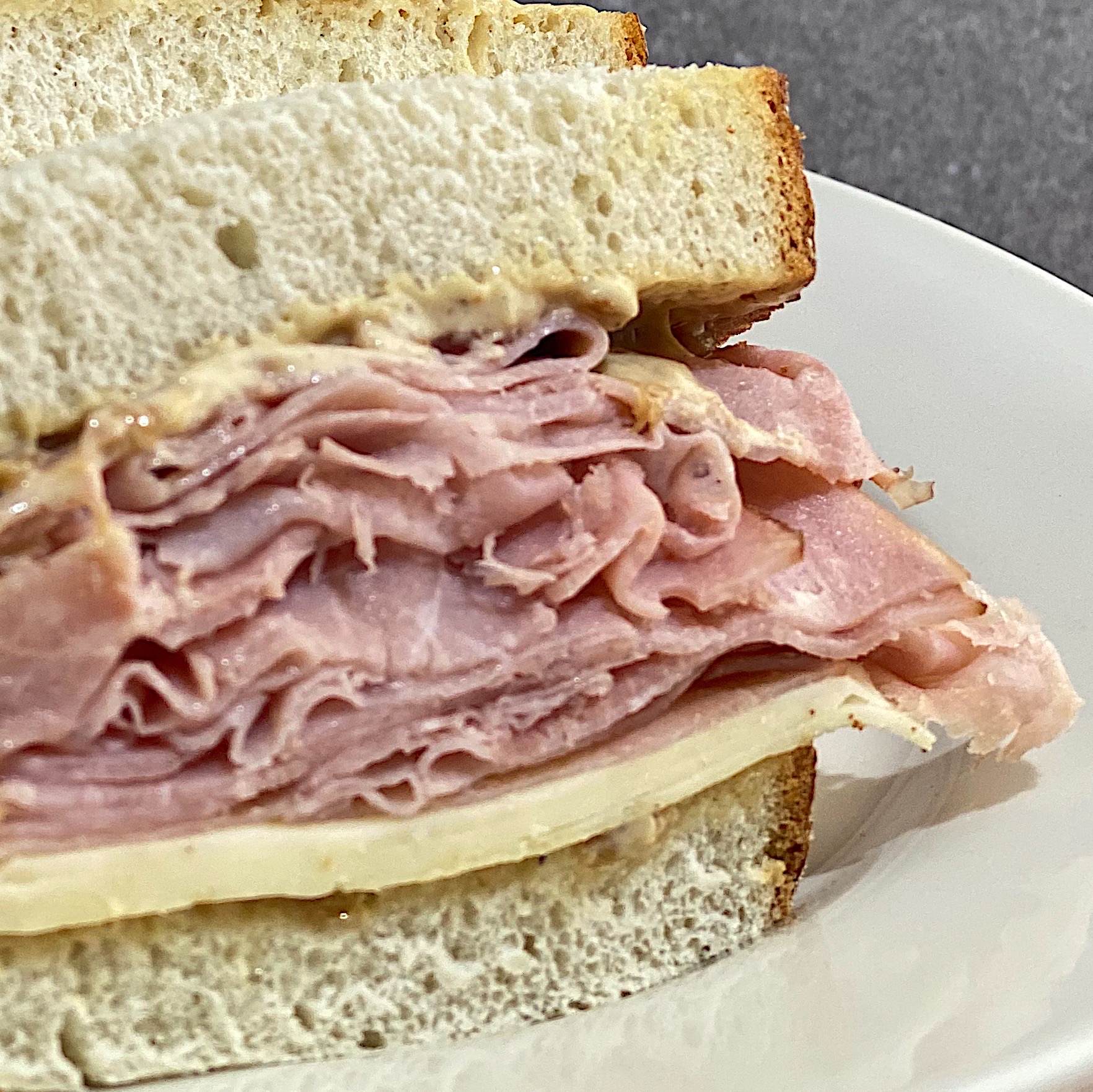 Order Smoked Ham Sandwich food online from Rolling Pin Cafe store, Westwood on bringmethat.com