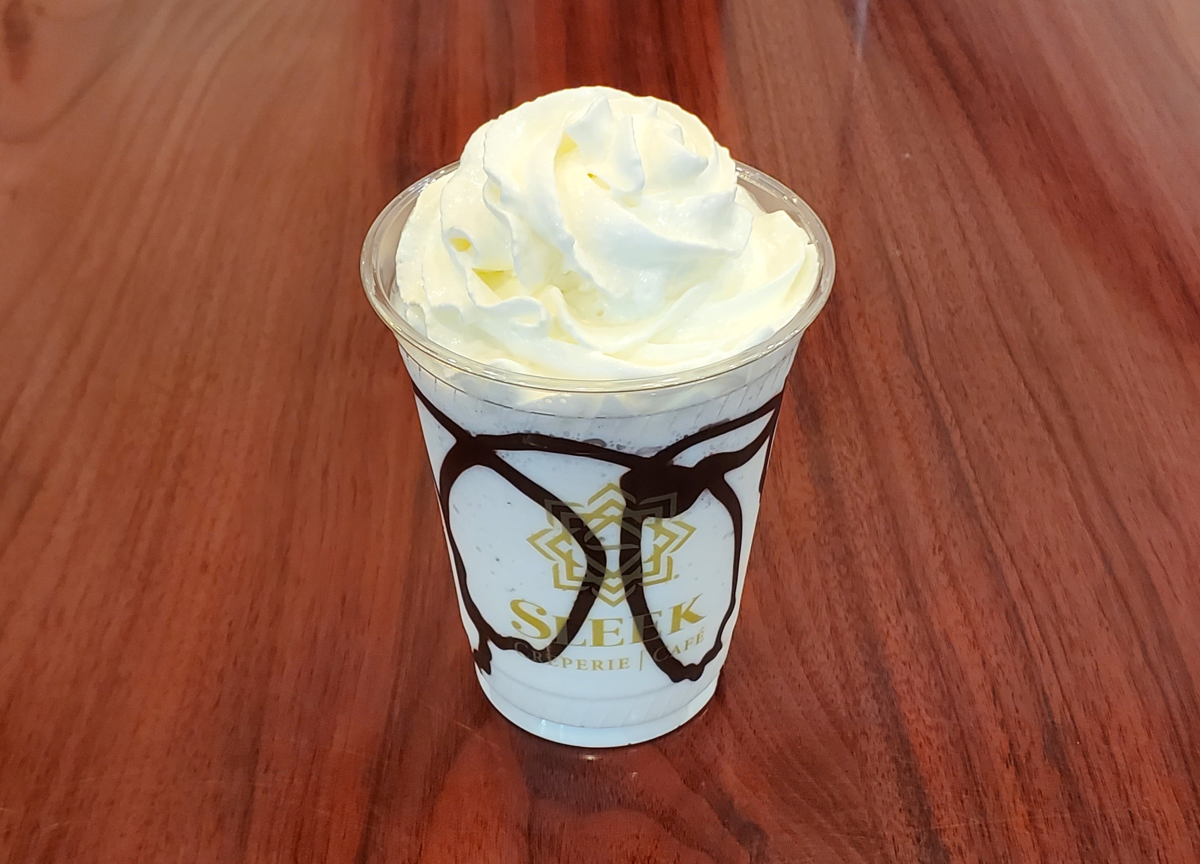 Order Vanilla Frappe food online from Sleek Creperie Cafe store, Cypress on bringmethat.com