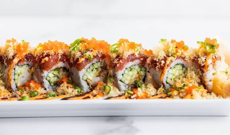 Order Red Dragon Roll food online from Zato Thai Cuisine & Sushi Bar store, Dallas on bringmethat.com