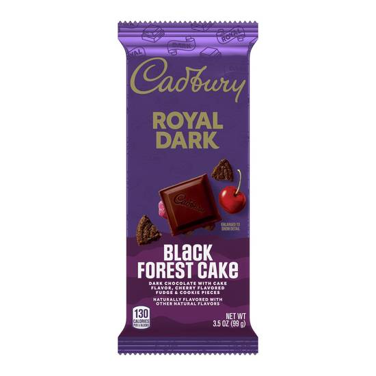 Order Cadbury Royal Dark Black Forest Cake Cherry Flavored Fudge Candy, 3.5 OZ food online from Cvs store, MONTEZUMA on bringmethat.com