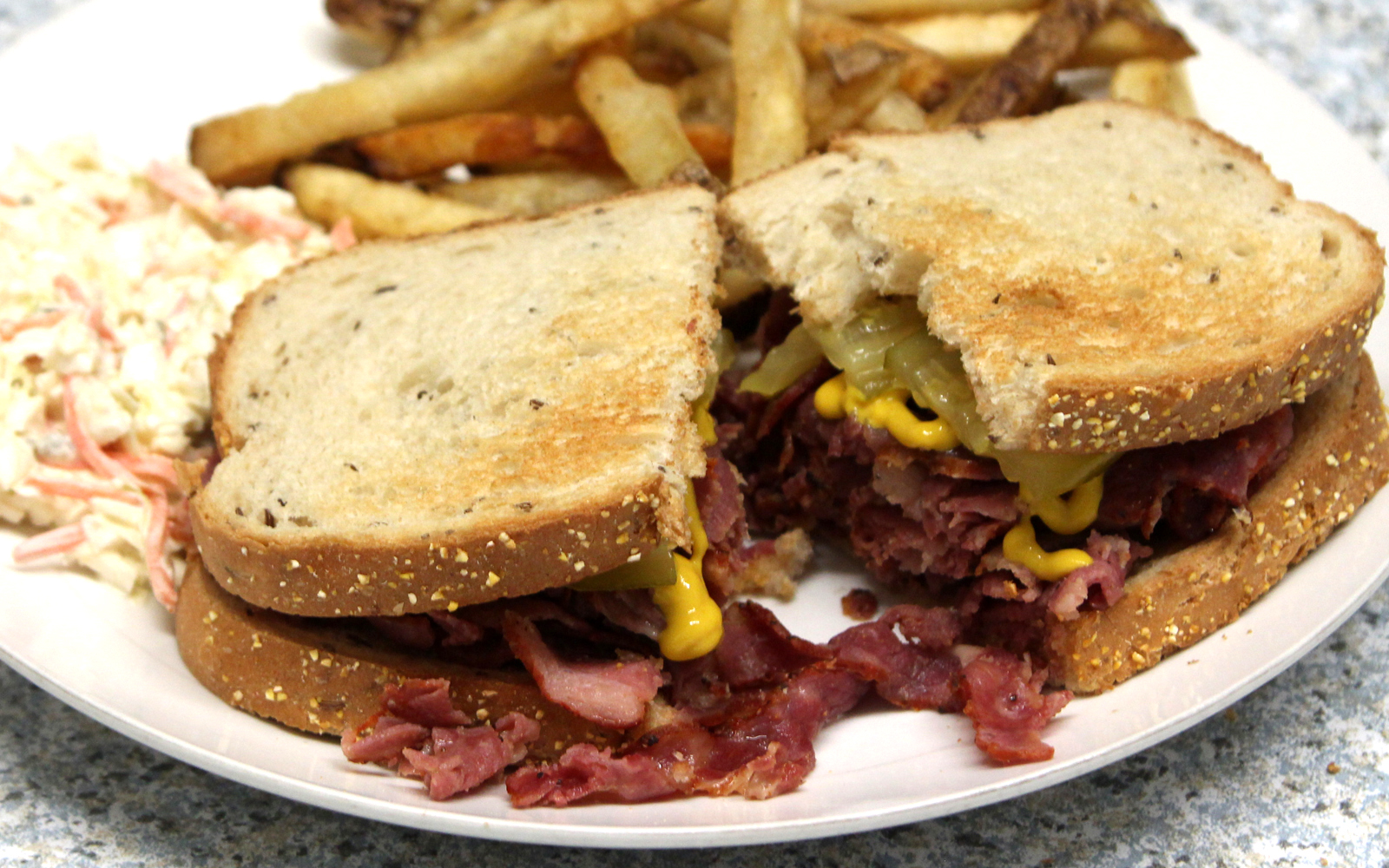 Order French Dip Pastrami Sandwich food online from Ac Kitchen store, Los Angeles on bringmethat.com