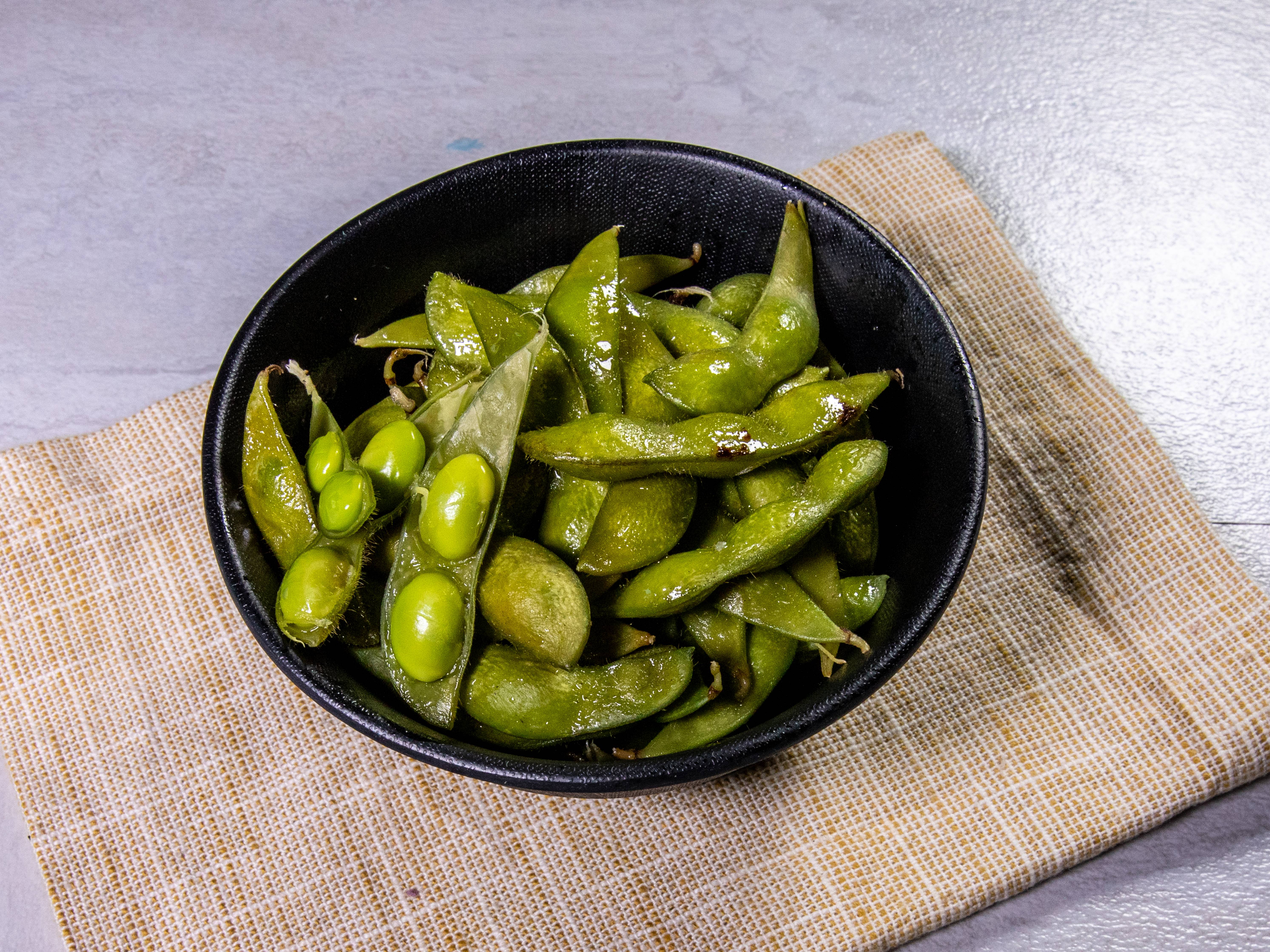 Order 2. Edamame food online from King Wok Chinese Restaurant store, Fort Worth on bringmethat.com