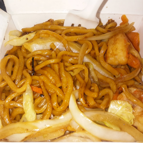 Order 47.	Shrimp Chow Mein   虾炒面 food online from Elaine Kitchen store, San Francisco on bringmethat.com