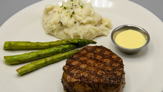 Order Filet Mignon (8 oz) food online from Mitchell's Fish Market store, Livonia on bringmethat.com