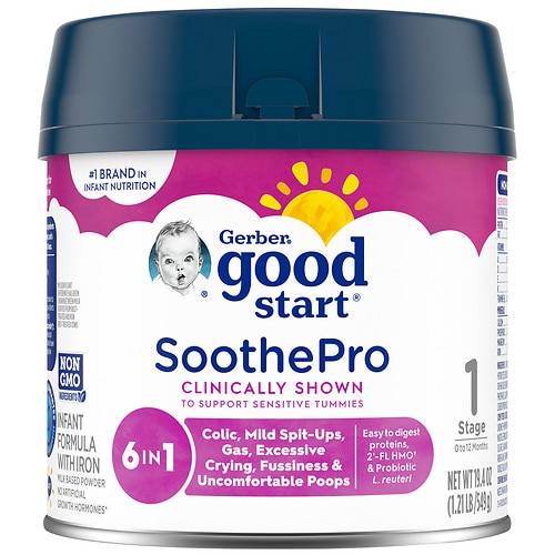 Order Gerber Good Start Comforting Probiotics Non-GMO Powder Infant Formula - 19.4 oz food online from Walgreens store, Hamilton on bringmethat.com