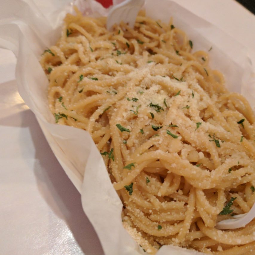 Order Garlic Noodles food online from The Crab Pad store, Chicago on bringmethat.com