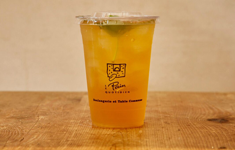 Order Iced Green Tea food online from Le Pain Quotidien store, Los Angeles on bringmethat.com