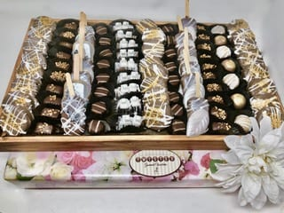 Order Mega extra large bar mitzvah truffle gift arrangement food online from Twisted Gourmet Chocolates store, Passaic on bringmethat.com