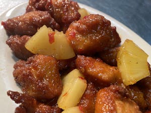 Order Sweet Pineapple Chili Wings food online from Dai Trang Bistro store, West Chester on bringmethat.com