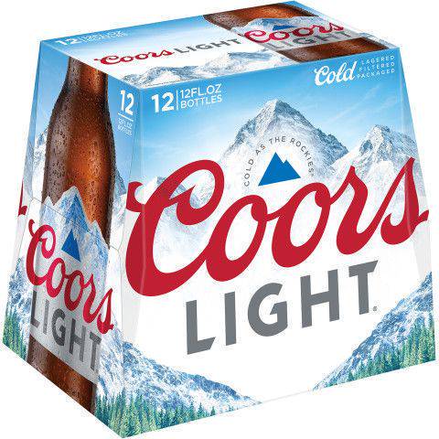 Order Coors Light, 12pk-12oz bottle beer (4.2% ABV) food online from Mimi Liquor store, Joliet on bringmethat.com