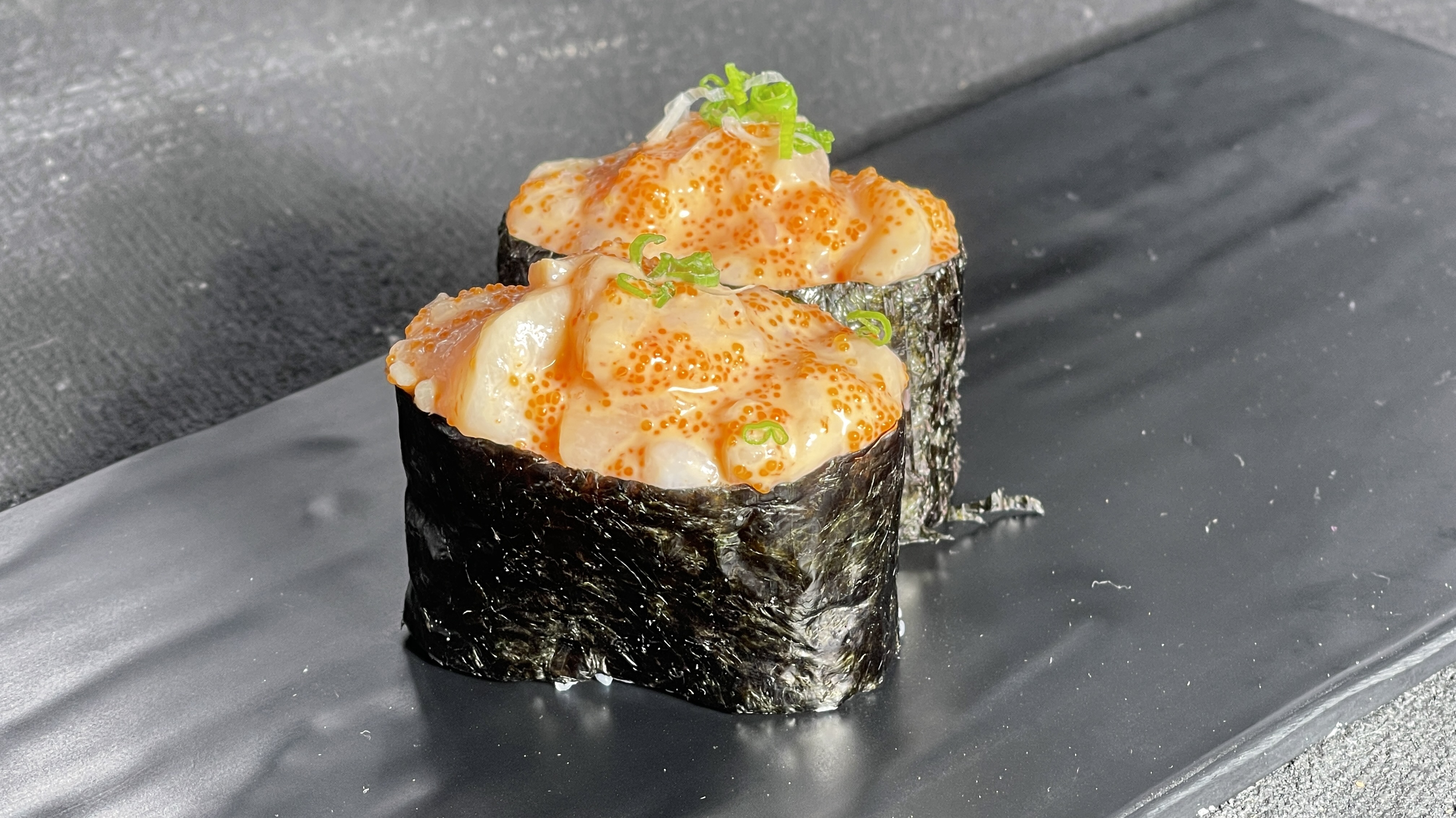 Order Spicy Scallop Sushi food online from Miyoda Sushi store, Redondo Beach on bringmethat.com